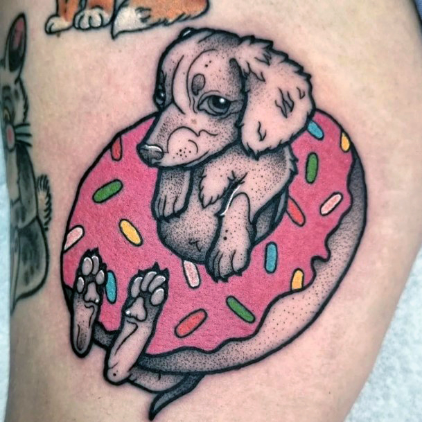 Dachshund Tattoos Feminine Ideas