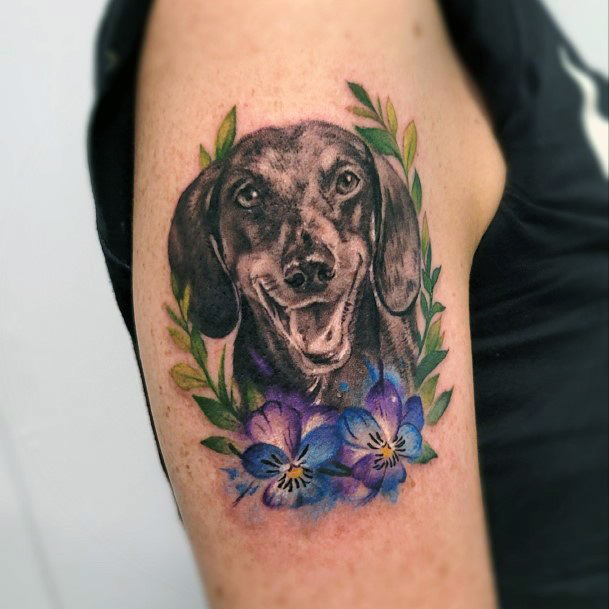 Dachshund Tattoos For Girls