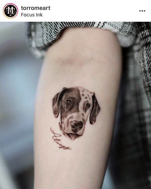 Dalmatian Girls Tattoo Ideas