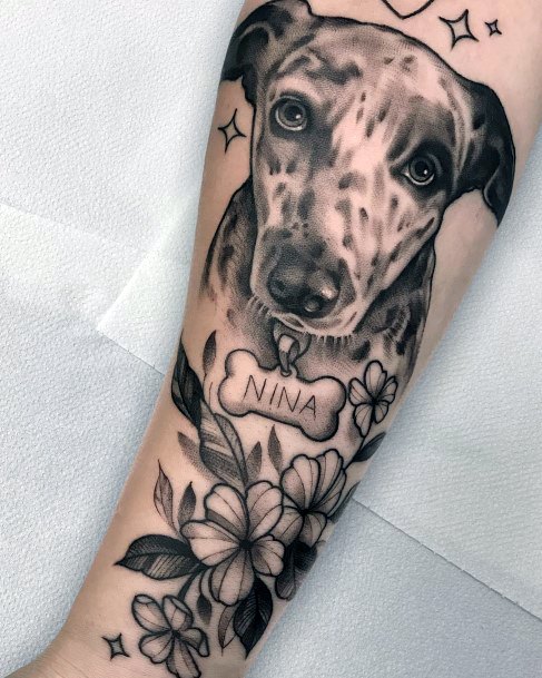 Dalmatian Womens Tattoo Designs