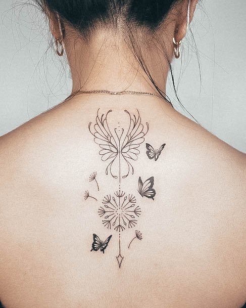 Dandelion Tattoos For Girls