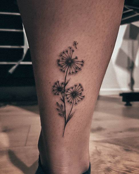 Dandelion Womens Tattoo Ideas