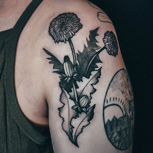 Dandelion Womens Tattoos