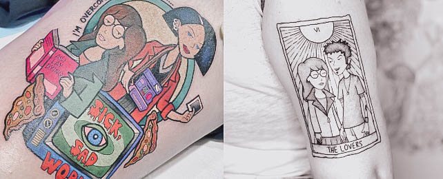 Top 100 Best Daria Tattoos For Women – MTV Animated Design Ideas