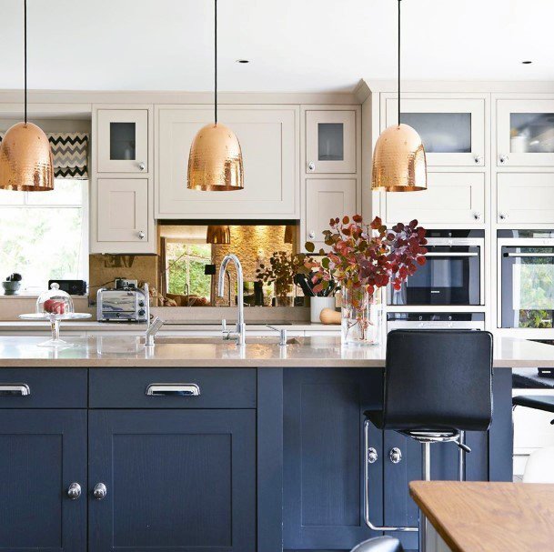 Dark Blue Kitchen Cabinet Ideas