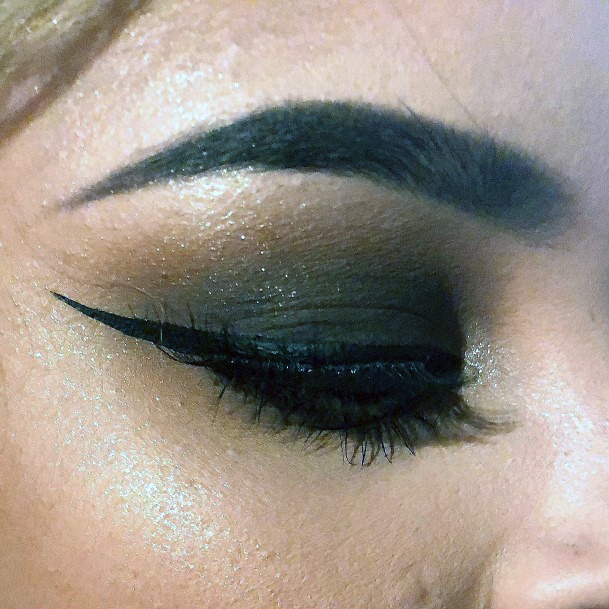 Dark Brown Eyeshadow Women