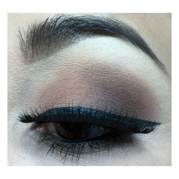 Dark Brown Sheen Eyeshadow Women