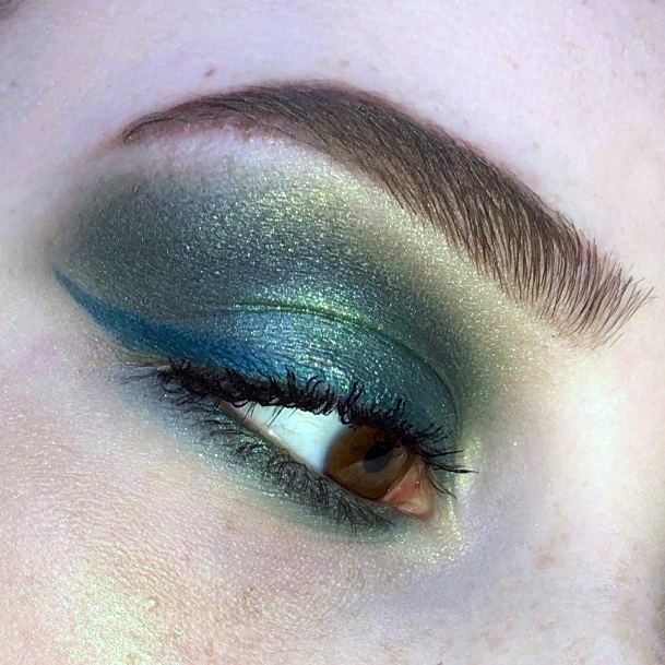 Dark Green Girls Eyeshadow