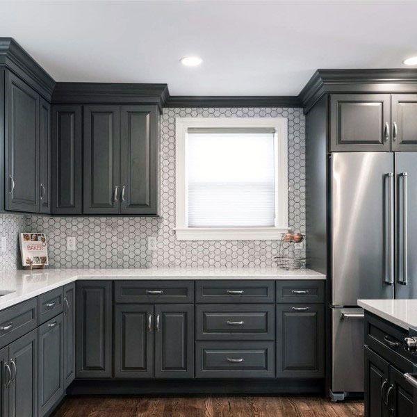 Dark Grey Kitchen Cabinet Ideas