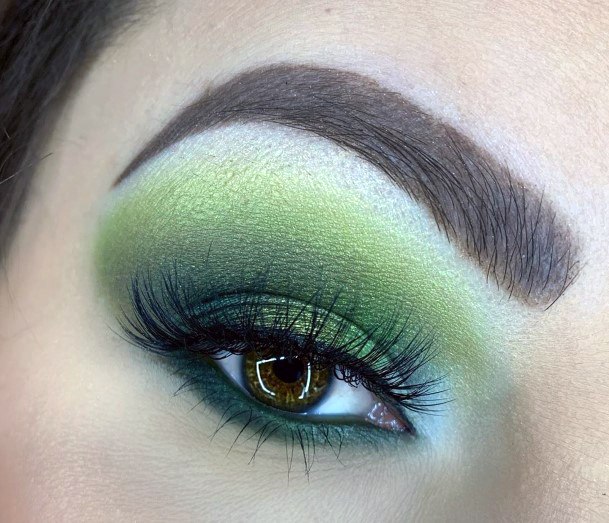 Dark Mango Green Eyeshadow Women