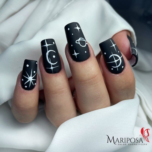 Dark Nails For Girls