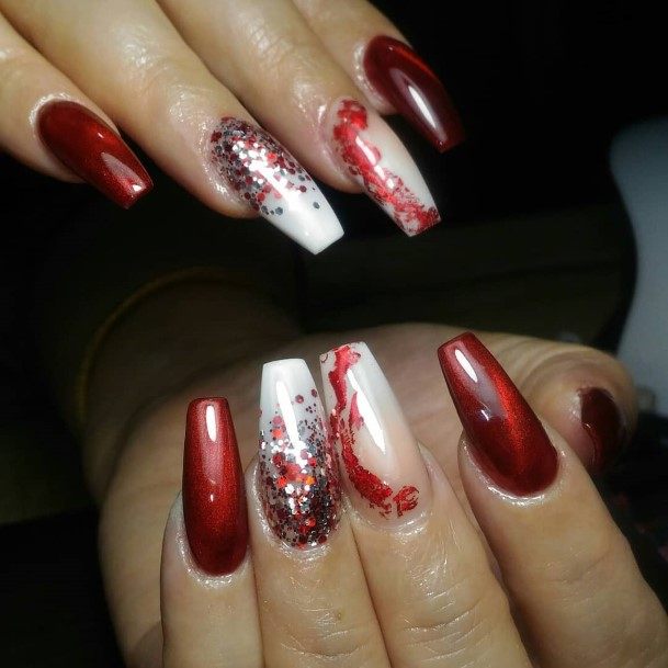 Dark Red Nail Design Inspiration For Women