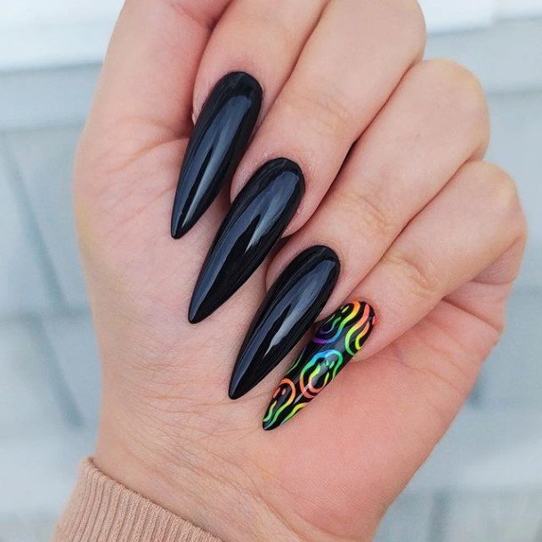 Dark Womens Feminine Dark Nails