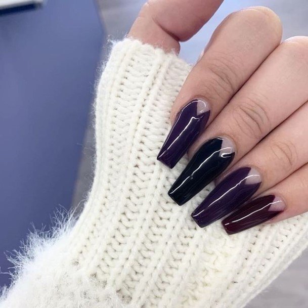 Dark Womens Nails