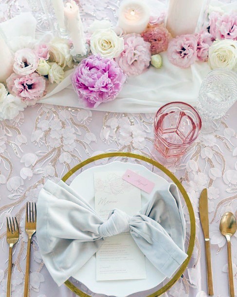 Darling Blush Flowers Wedding Table Decor