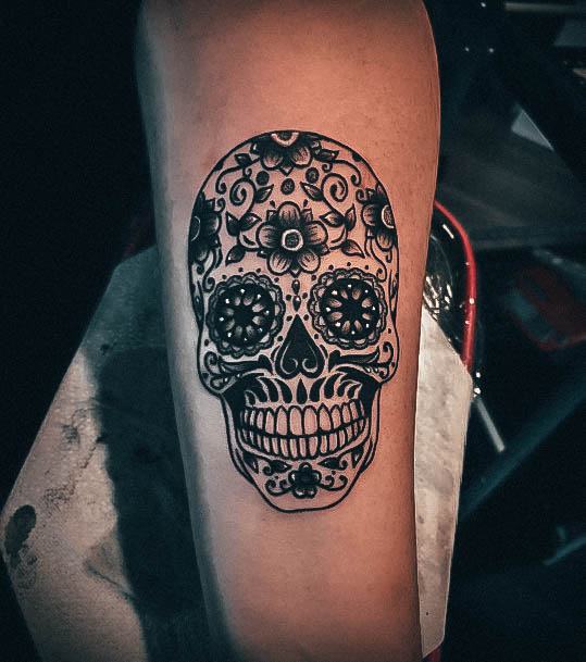 Day Of The Dead Female Tattoo Designs