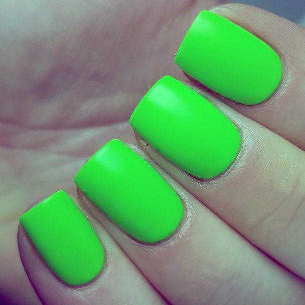 Dazzling Lime Green Perfect Manicure