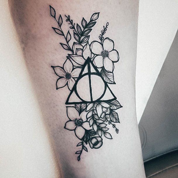 Deathly Hallows Tattoo Designs For Girls