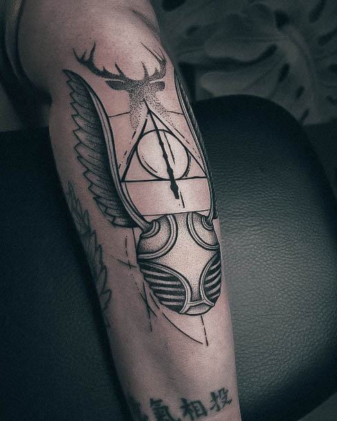 Deathly Hallows Womens Tattoos