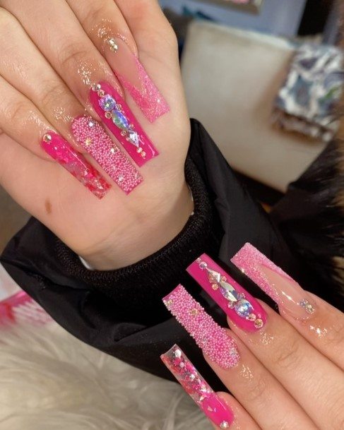 Decorative Caviar Nail On Female