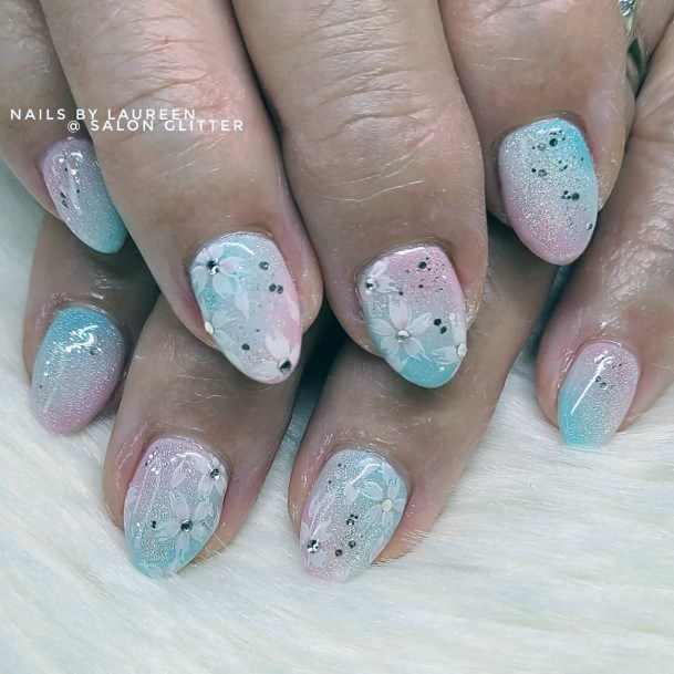 Decorative Cherry Blossom Sakura Nail On Female