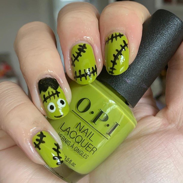 Decorative Frankenstein Nail On Female