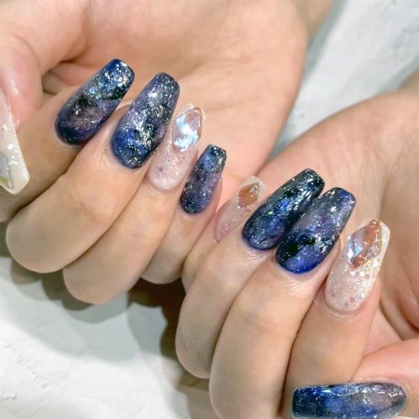 Decorative Galaxy Nail On Female