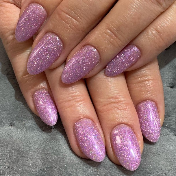 Decorative Glitter Nail On Female