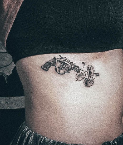 30 Cool Gun tattoos  Design World  Joshua Nava Arts
