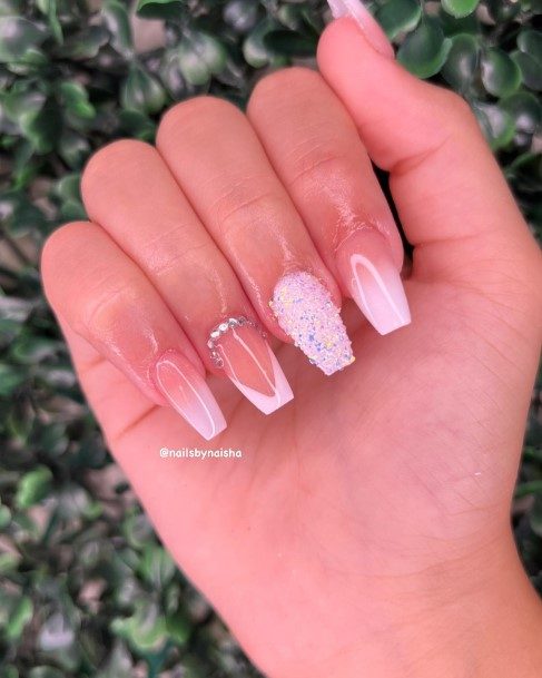 Decorative Light Nude Nail On Female