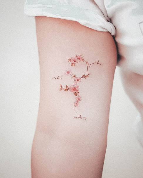 Decorative Looks For Womens Anxiety Tattoo