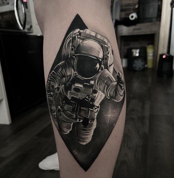 Decorative Looks For Womens Astronaut Tattoo