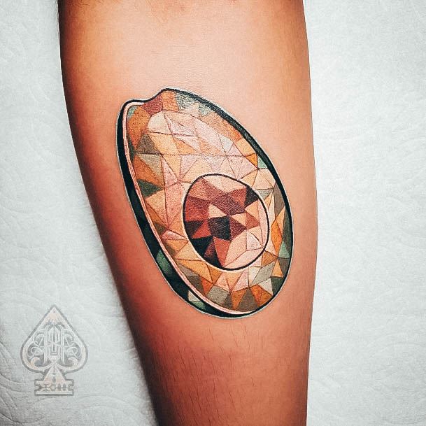 Decorative Looks For Womens Avocado Tattoo