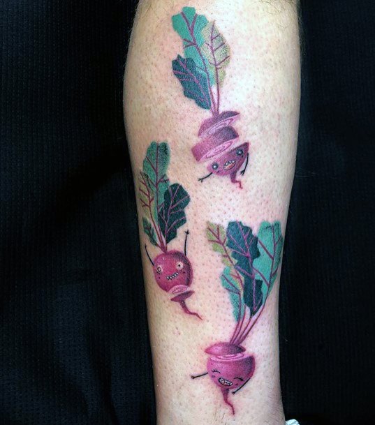 Decorative Looks For Womens Beet Tattoo