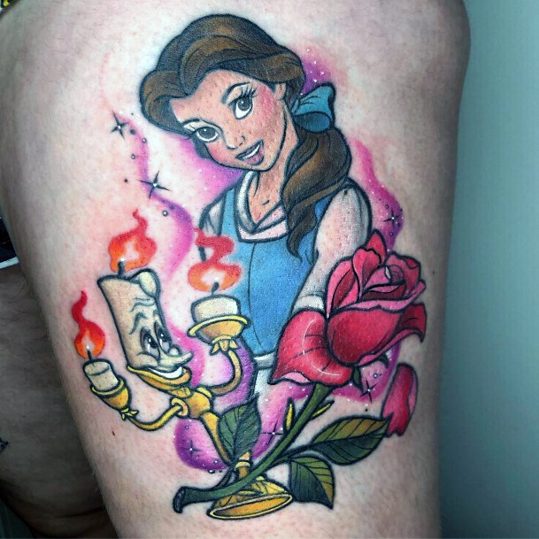 Decorative Looks For Womens Belle Tattoo