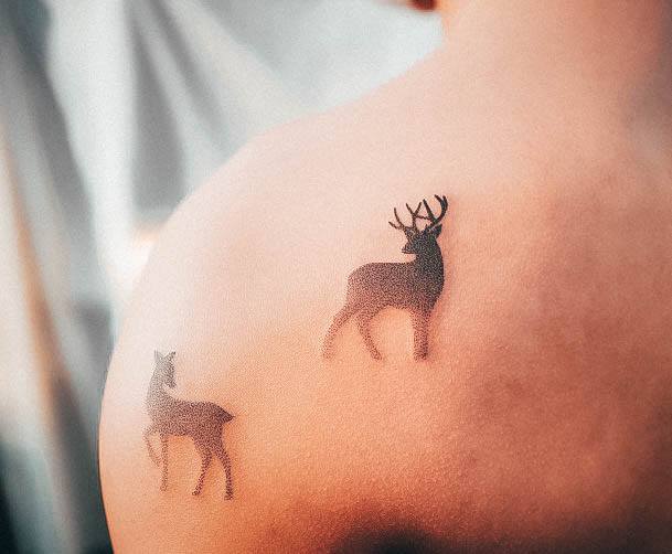 Decorative Looks For Womens Christmas Tattoo