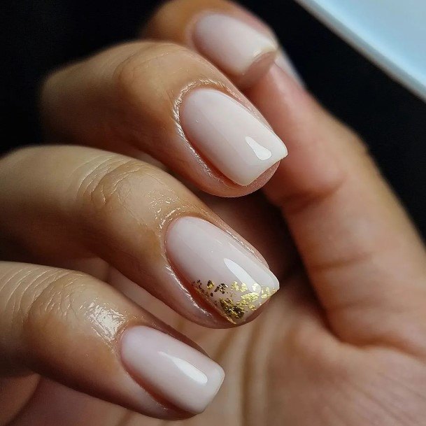 Decorative Looks For Womens Cream Nail