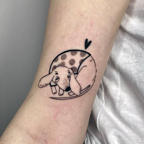 Decorative Looks For Womens Dachshund Tattoo