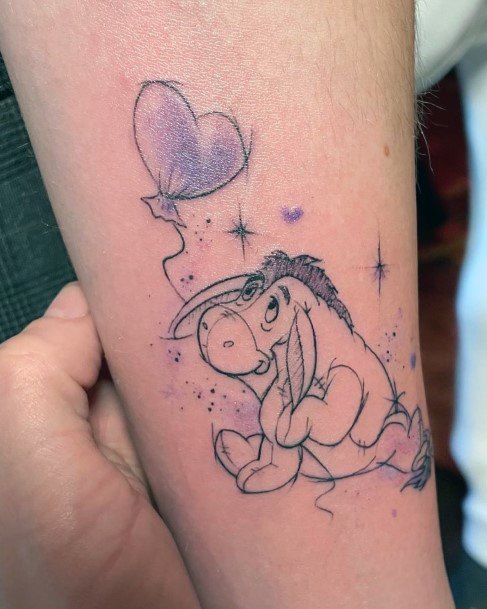 Decorative Looks For Womens Eeyore Tattoo