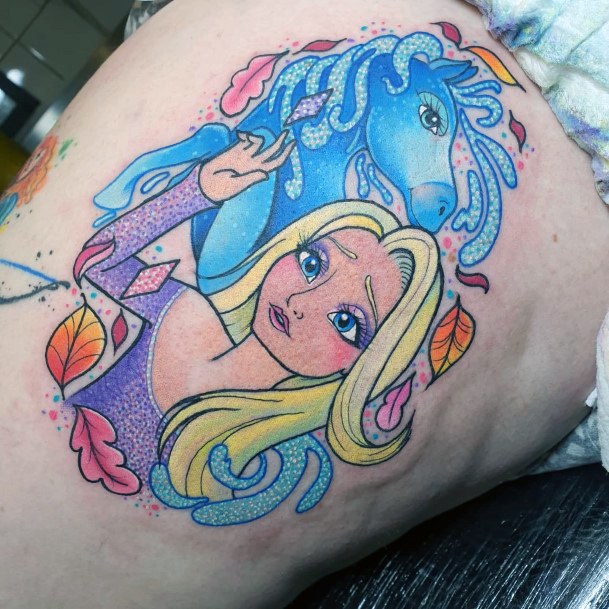 Decorative Looks For Womens Elsa Tattoo