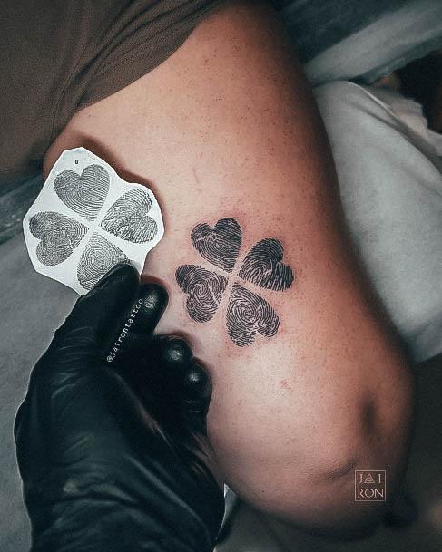 Decorative Looks For Womens Family Tattoo Thumbprints