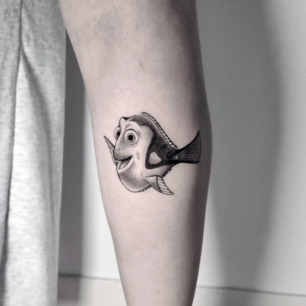 Decorative Looks For Womens Finding Nemo Tattoo