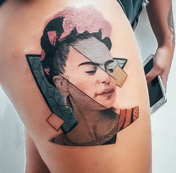 Decorative Looks For Womens Frida Tattoo