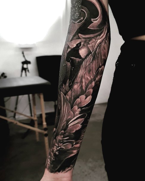 Decorative Looks For Womens Full Sleeve Tattoo