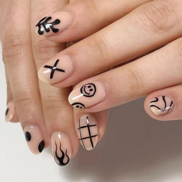 Decorative Looks For Womens Funky Nail