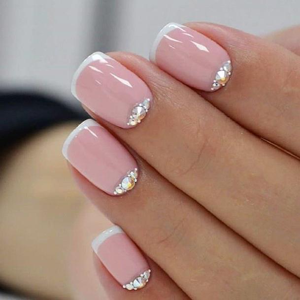 Decorative Looks For Womens Gemstone Nail