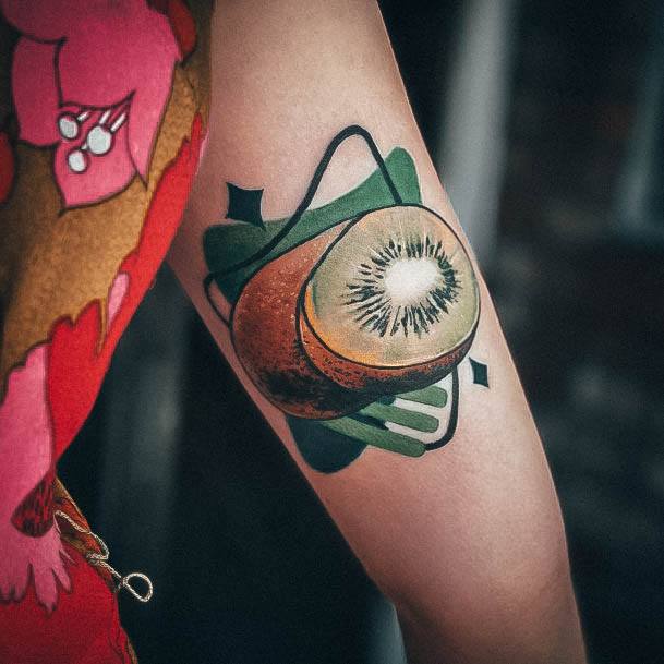 Decorative Looks For Womens Kiwi Tattoo