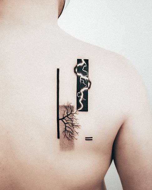 Decorative Looks For Womens Lightning Bolt Tattoo