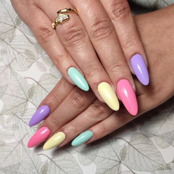 Decorative Looks For Womens Pastel Nail