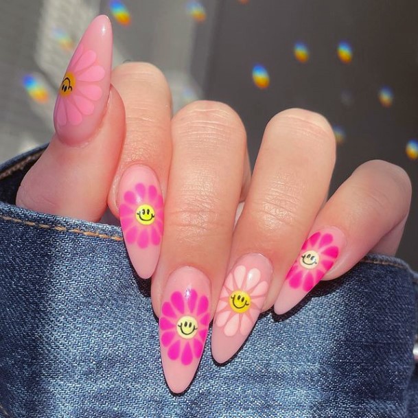 Decorative Looks For Womens Pink Summer Nail